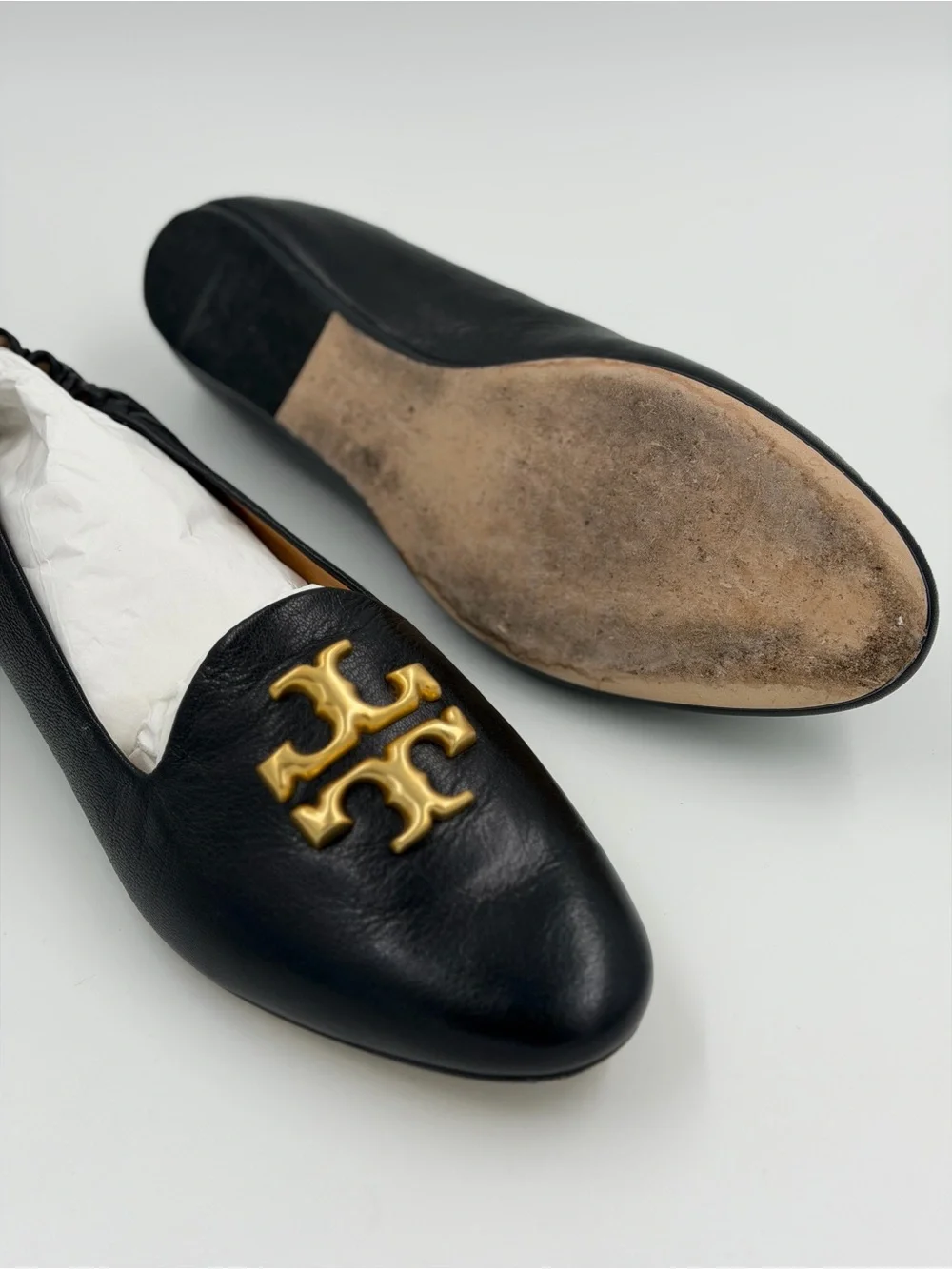 Tory Burch Eleanor Loafers – Perfect Black – Size 8